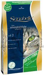 Bosch Sanabelle Sensitive su paukštiena-suaugusių kačių pašaras, skirtas katėms, turinčioms jautrią virškinimo sistemą 10 kg.